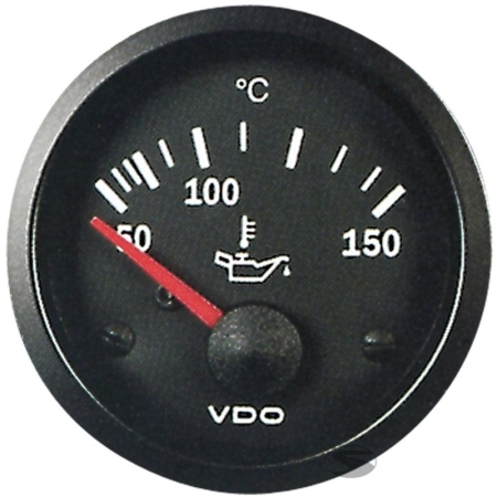 VDO Cockpit Vision Wskaźnik temperatury oleju 50-150  °C     52mm