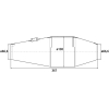 HJS Katalizator 90950045 z homologacją FIA  rura 66,6mm