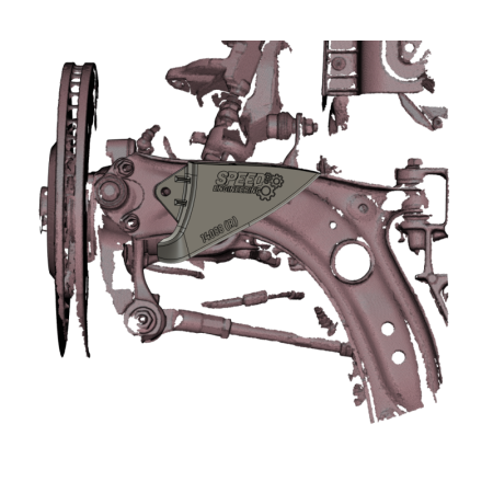 Zestaw do chłodzenia hamulców VW Golf 8 GTI + R