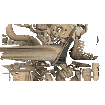 Zestaw do chłodzenia hamulców Civic Type R FK2, komplet oś przednia + oś tylna