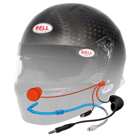 Kask BELL HP6 RD Carbon (radio system)