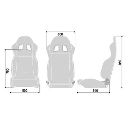 Fotel SPARCO R100 + SKY - końcówka serii