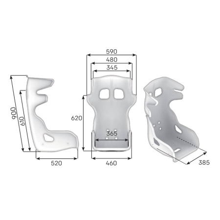 Fotel OMP HTE One LITE FIA 8862-2009