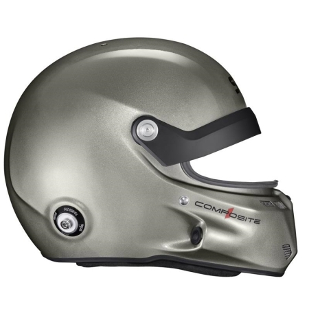 Kask do wyścigów Stilo ST6 GT Composite Turismo Srebrny FIA 8859-2018