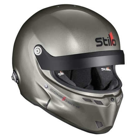 Kask do wyścigów Stilo ST6 GT Composite Turismo Srebrny FIA 8859-2018