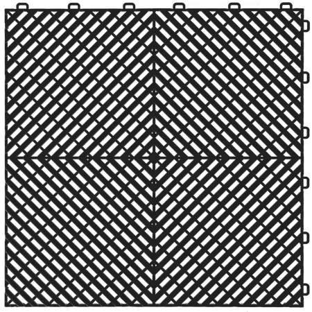 Podłoga modułowa Carbon Black 40x40cm